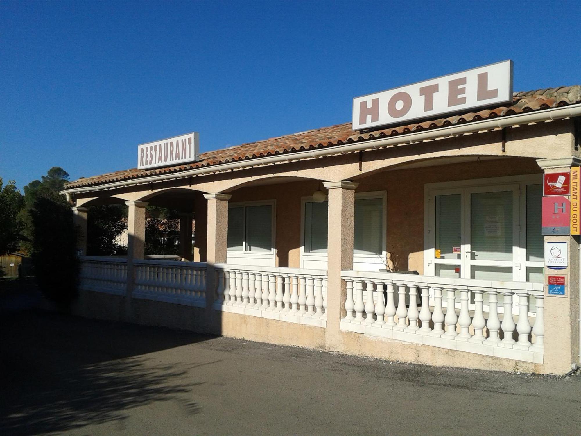 Hotel Le Grand Jardin Aujargues Exterior foto